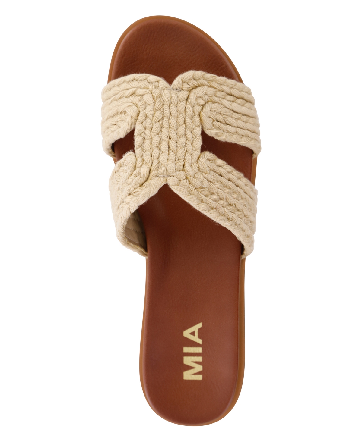 Mia Women's Poet Flat Slide Sandals