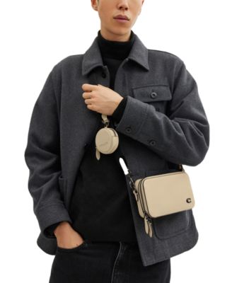 Leather Charter Slim Crossbody with Adjustable Web Strap