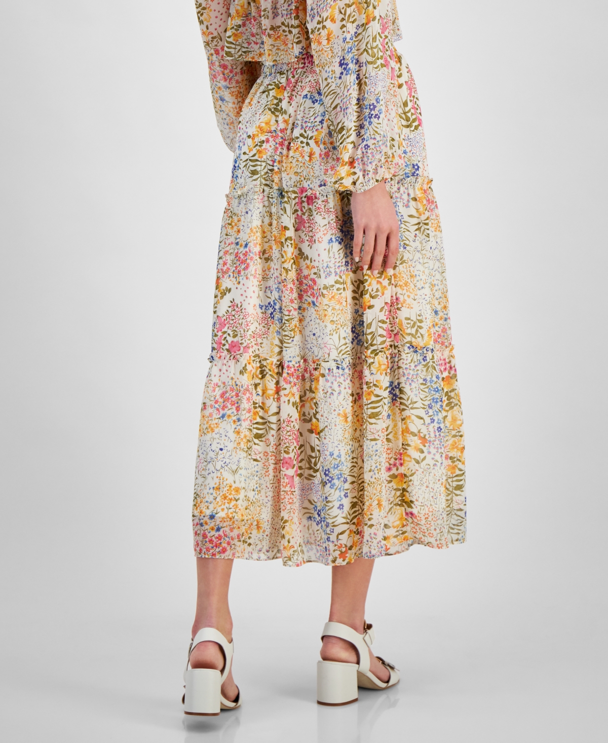 Lucy Paris Women's EvelynPrint Midi Skirt - Floral