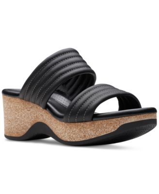 Clarks - Women's Chelseah Path Slide Wedge Sandals