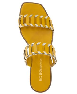 Women's Lemah Woven Double Band Slide Flat Sandals