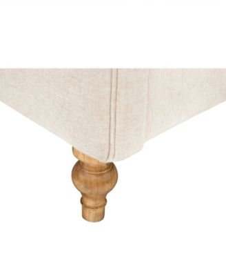 Martha Stewart Fayette 35" Tufted Fabric Upholstered Accent Arm Chair