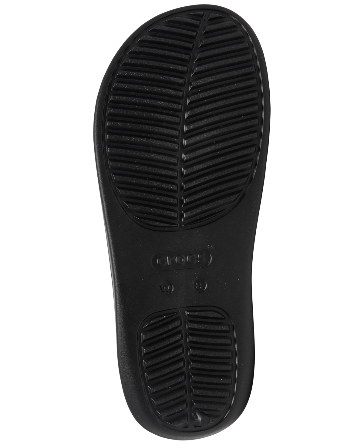 Crocs Getaway Platform Flip Flops In Black