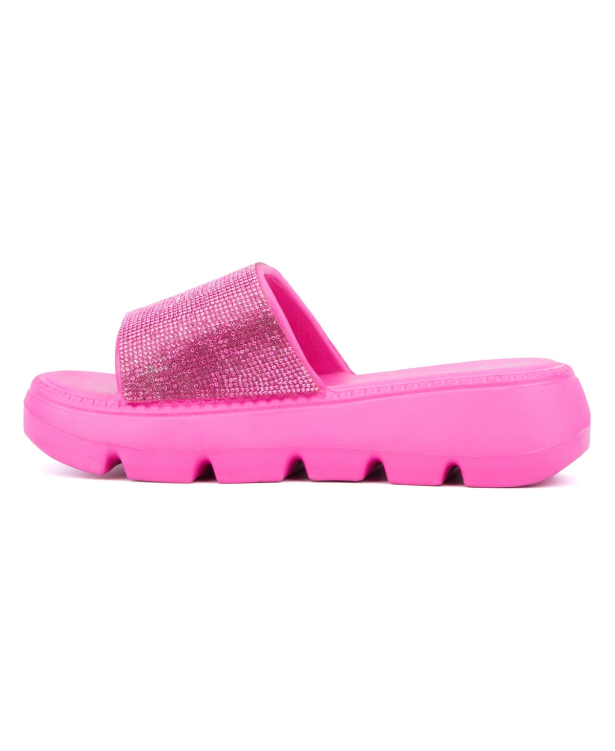 Women's Glitter Gaze Slide Sandal - Green