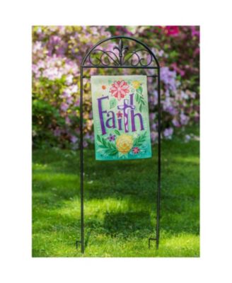 Fleur de Lis Garden Flag Arbor Stand- 12x44 in Garden and House Flag Accessories