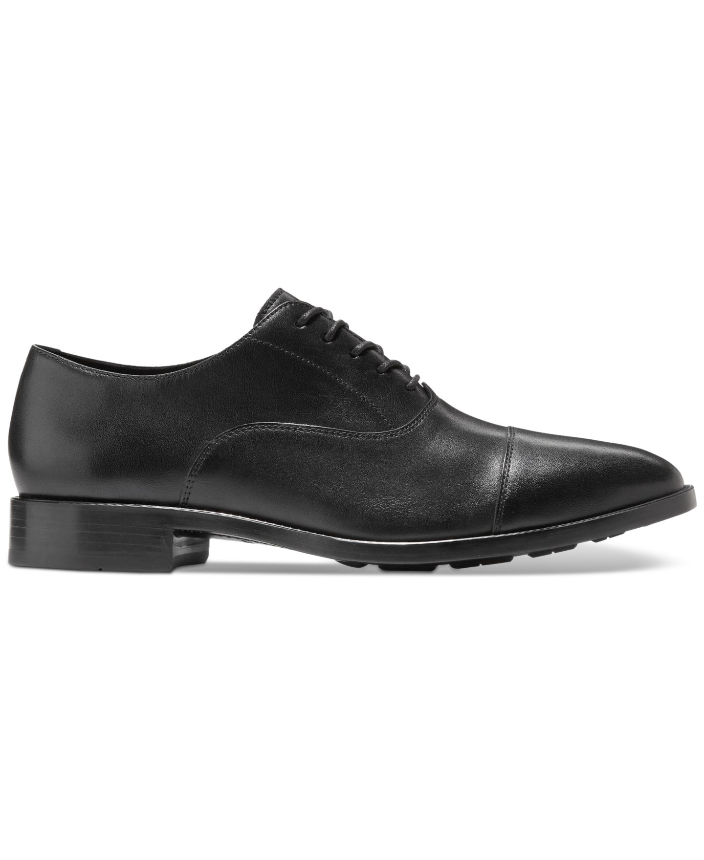 Мужские туфли Cole Haan Hawthorne Lace-Up Cap-Toe Oxford Dress Shoes, цвет: Чёрный — фото 2