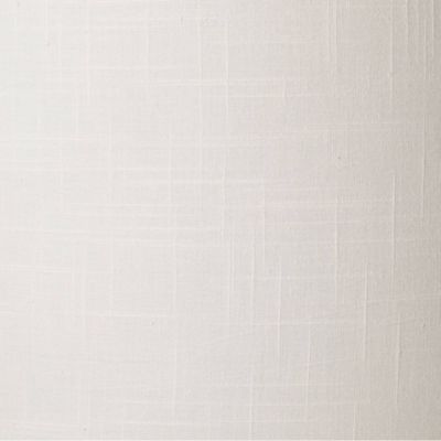 White Fabric Medium Drum Lamp Shade 15" Top x 16" Bottom x 11" High (Spider) Replacement with Harp and Finial