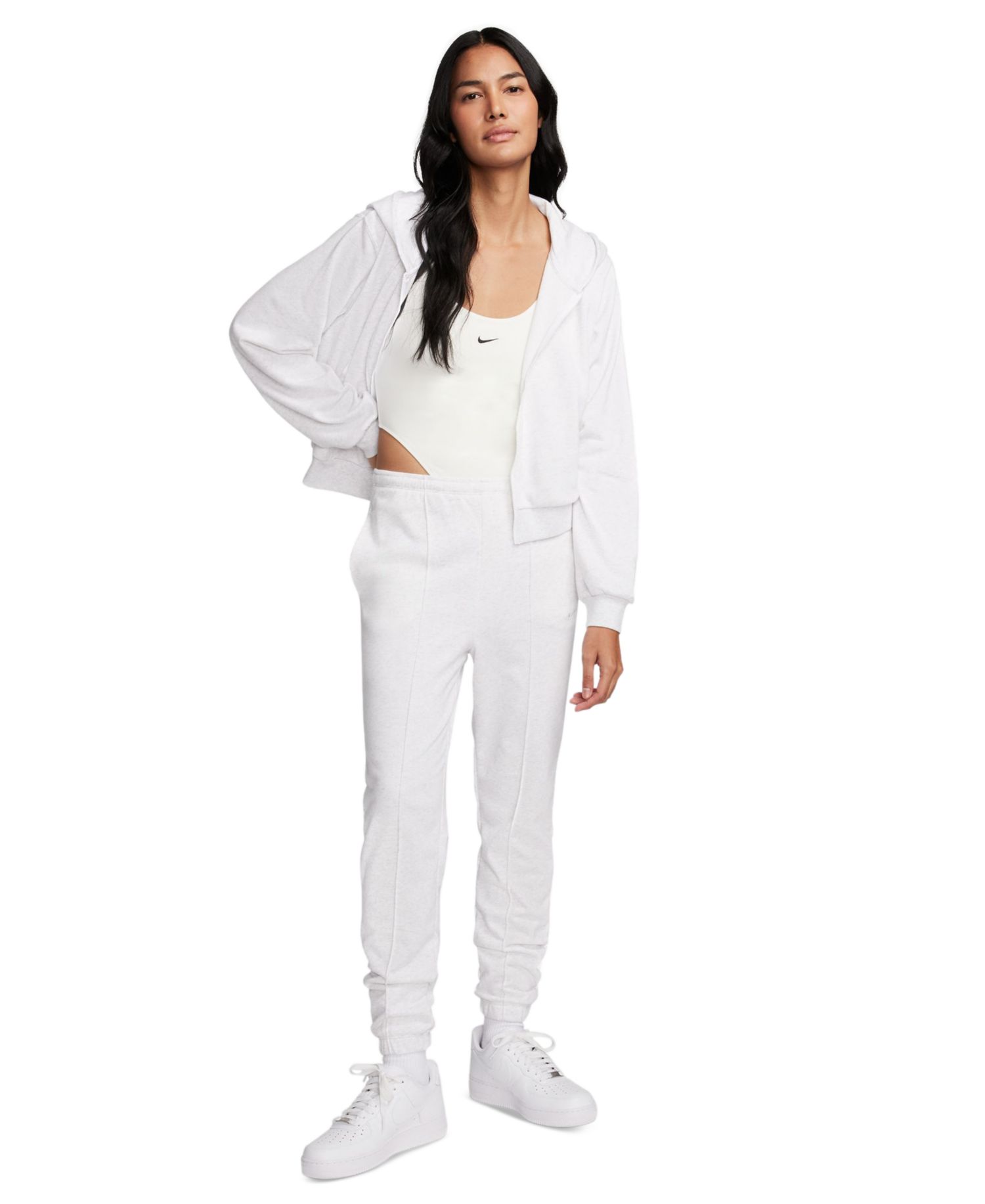 Women's Sportswear Chill Terry Loose-Fit Full-Zip French-Terry Hoodie