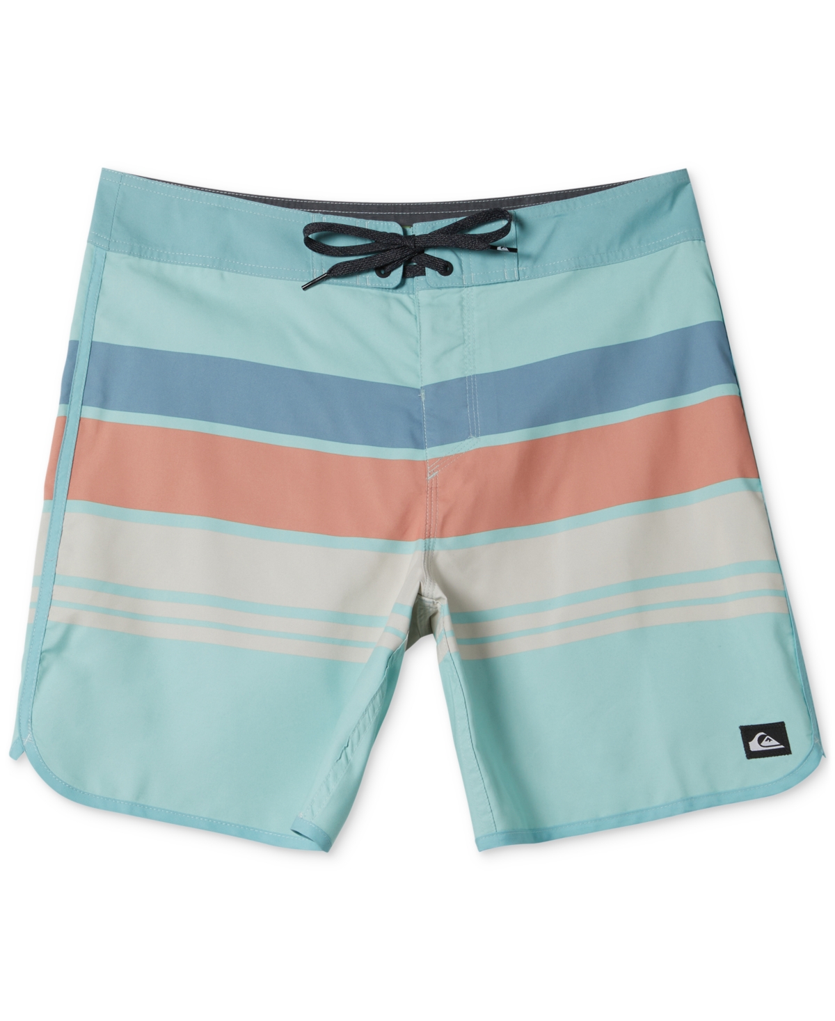 Shop Quiksilver Toddler & Little Boys Everyday Colorblocked Stripe Boardshorts In Limpet Shell