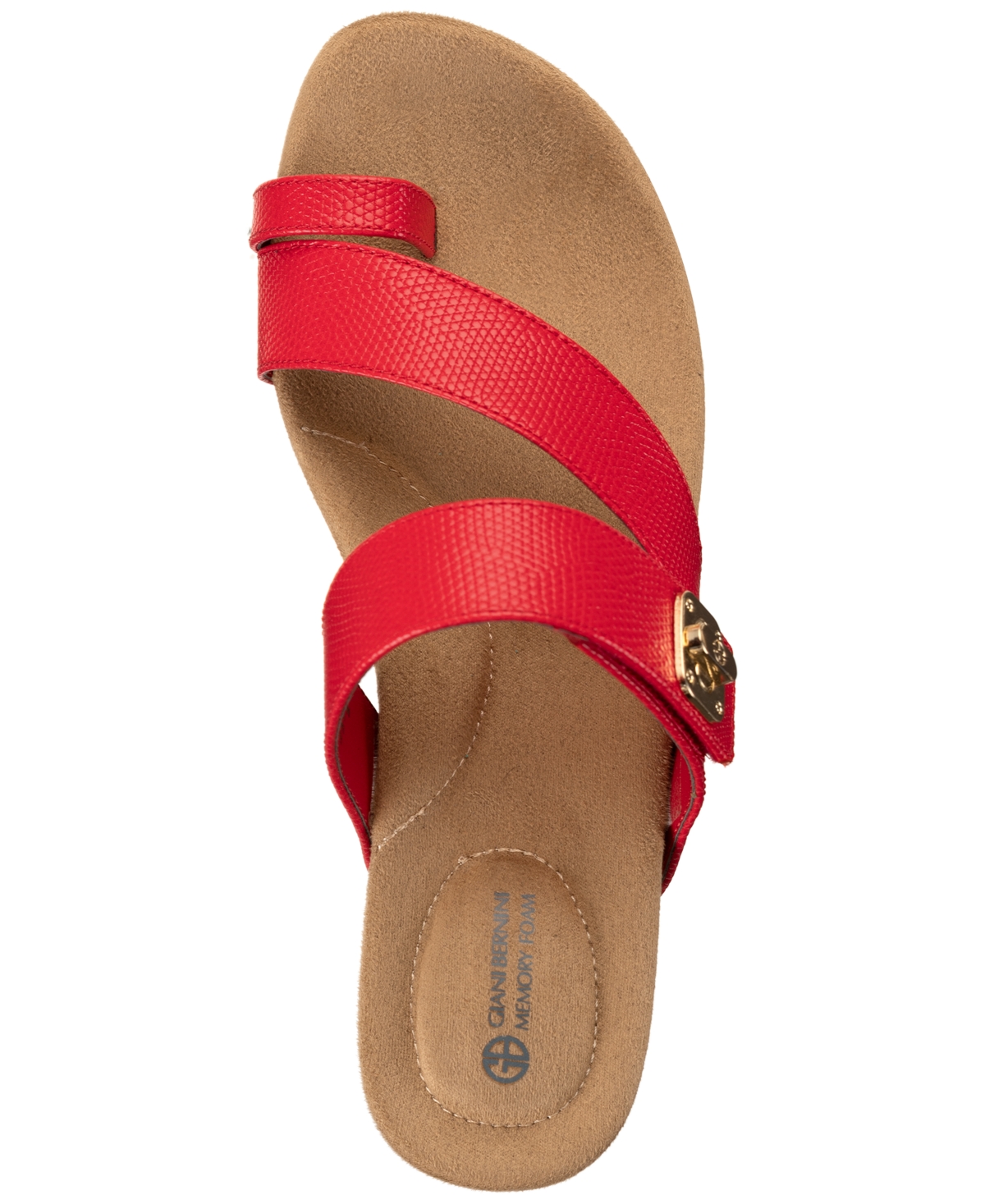 Giani Bernini Women's Rilleyy Memory Foam Footbed Flat Sandals, Created for Macy's