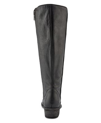 Women's Carson Western Piping Knee High Leather Boots