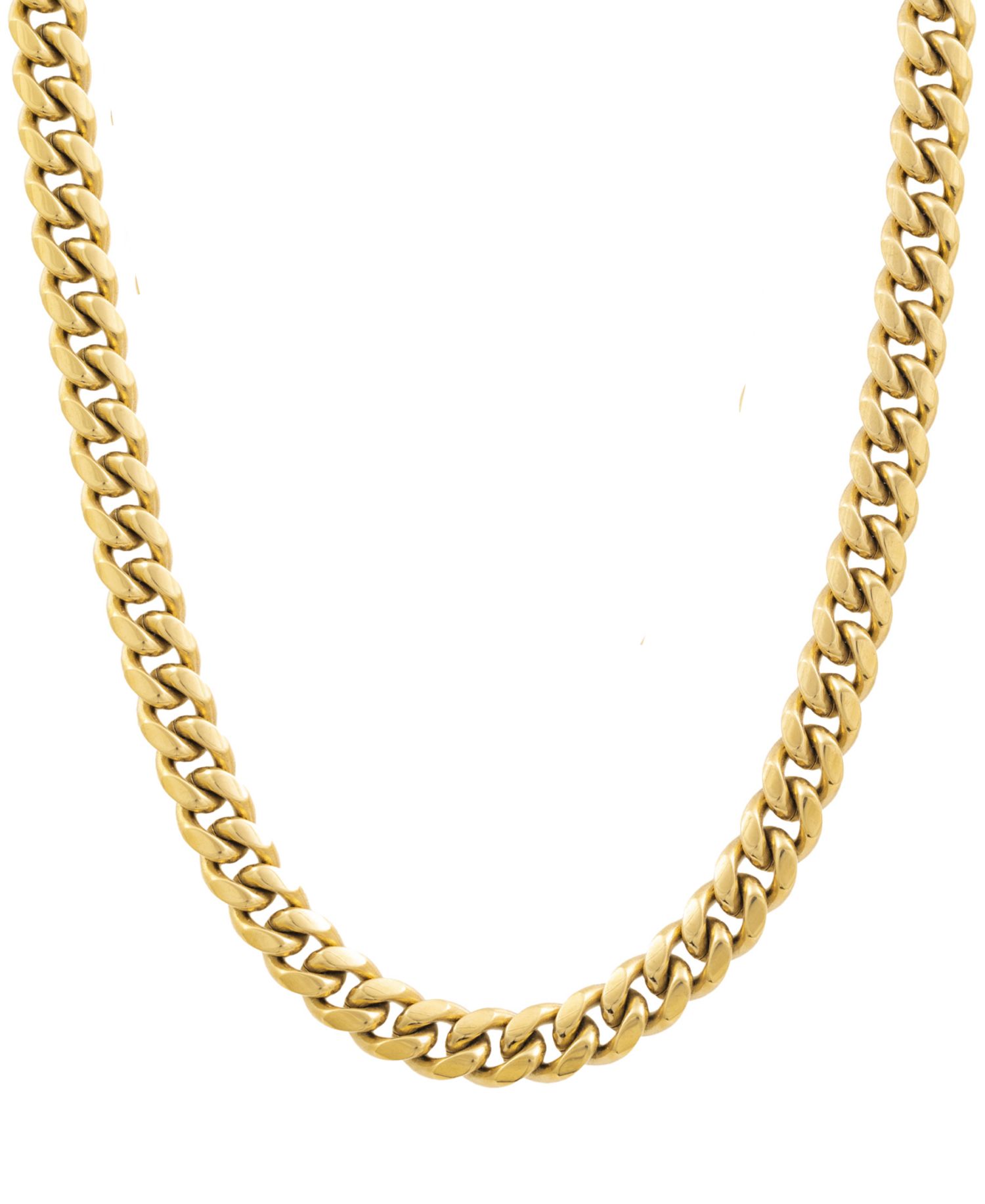 Men's Bold Curb Link 24" Chain Necklace