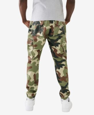 True Religion 迷彩パンツ camo True Religion Men's Non Denim Camo Big T Cargo Joggers - Macy's