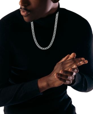 24" Curb Chain Necklace in Stainless Steel