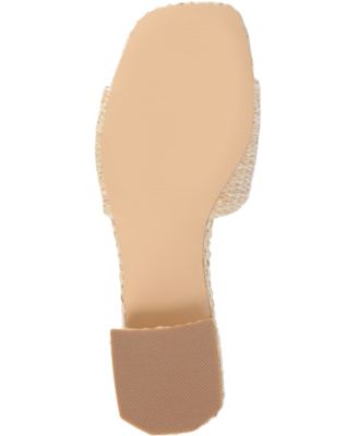 Women's Justina Ornamented Raffia Slide Sandals