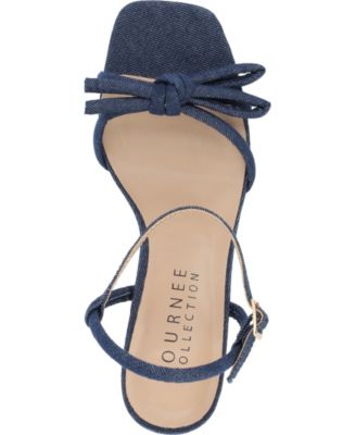 Women's Meryl Bow Block Heel Dress Sandals