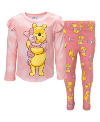 Disney Classics Girls T-shirt And Leggings Outfit Set Tie Dye Pink - Macy's