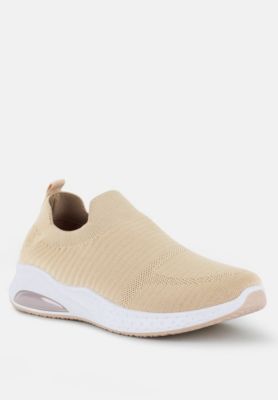 Womens jafna knitted slip on sneakers