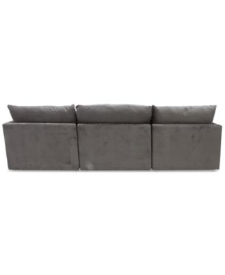 CLOSEOUT! Marsten 126" 3-Pc. Fabric Sectional, Created for Macy's