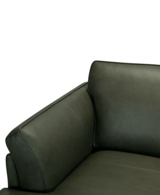 Keery 112" 2-Pc. Leather Sectional with Chaise, Created for Macy's