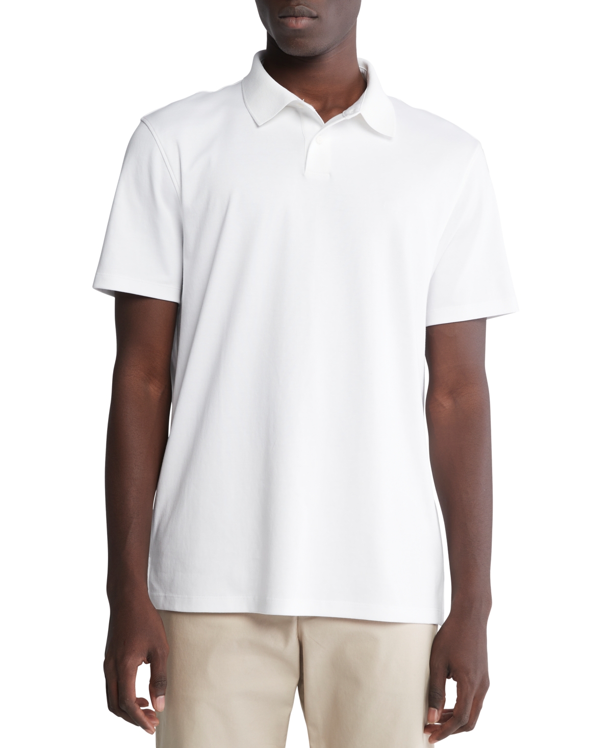 Men's Short Sleeve Supima Cotton Polo Shirt - Skywriting