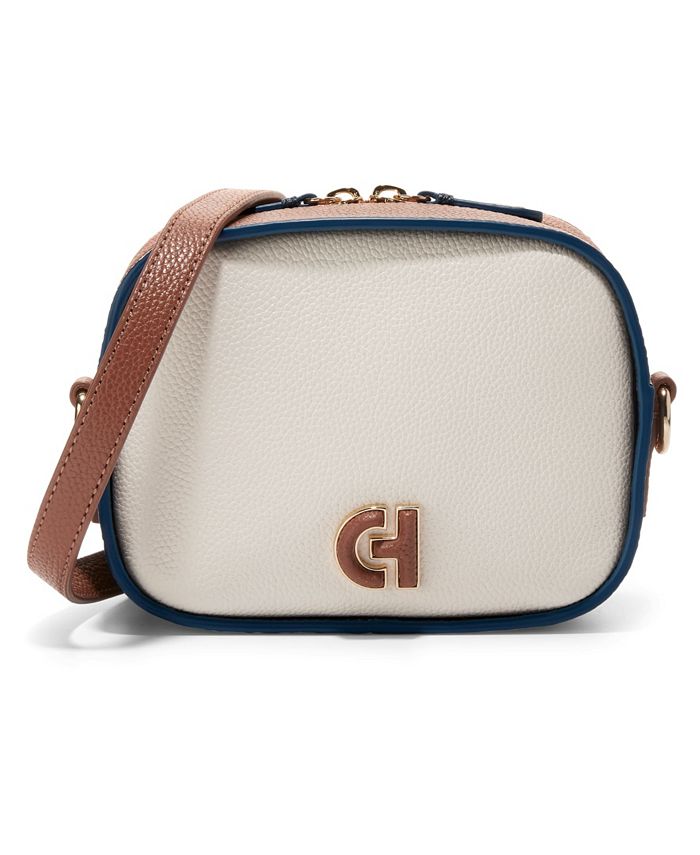 Cole haan camera leather crossbody bag outlet