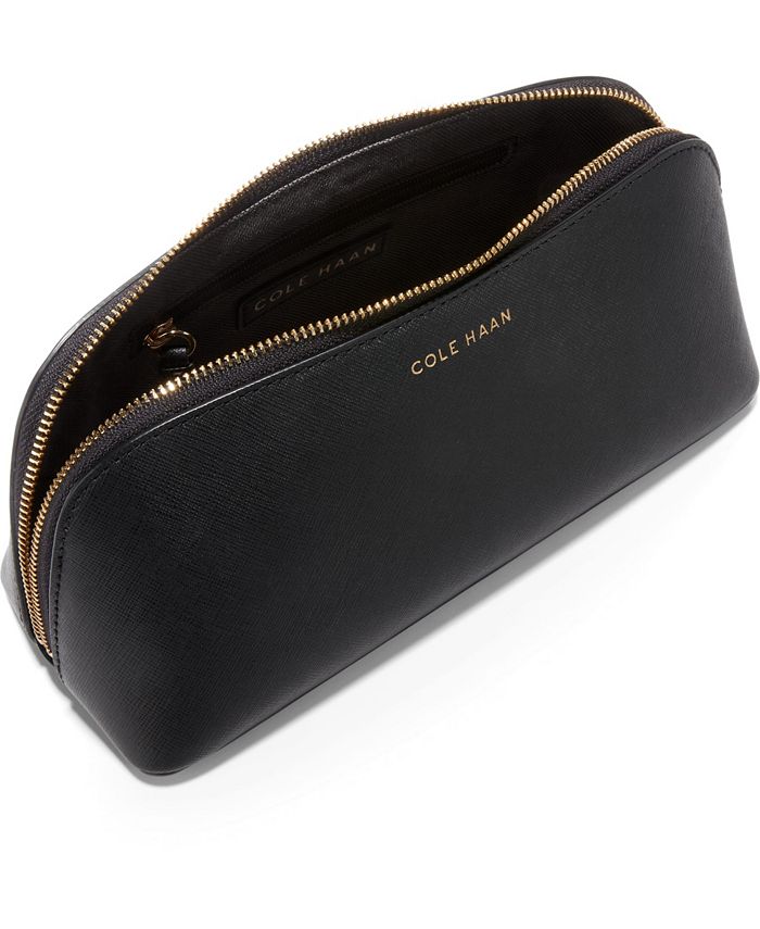 Cole Haan Go Anywhere Wristlet Handbag Purse in Metallic Gold