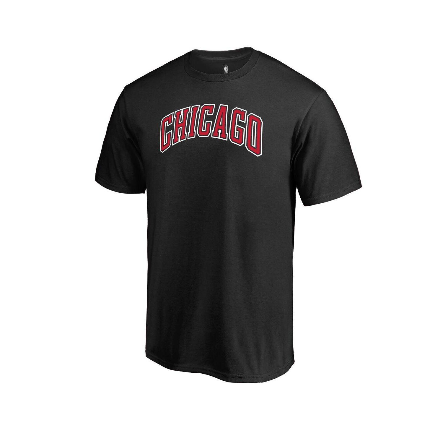Men's Black Chicago Bulls Alternate Logo T-shirt