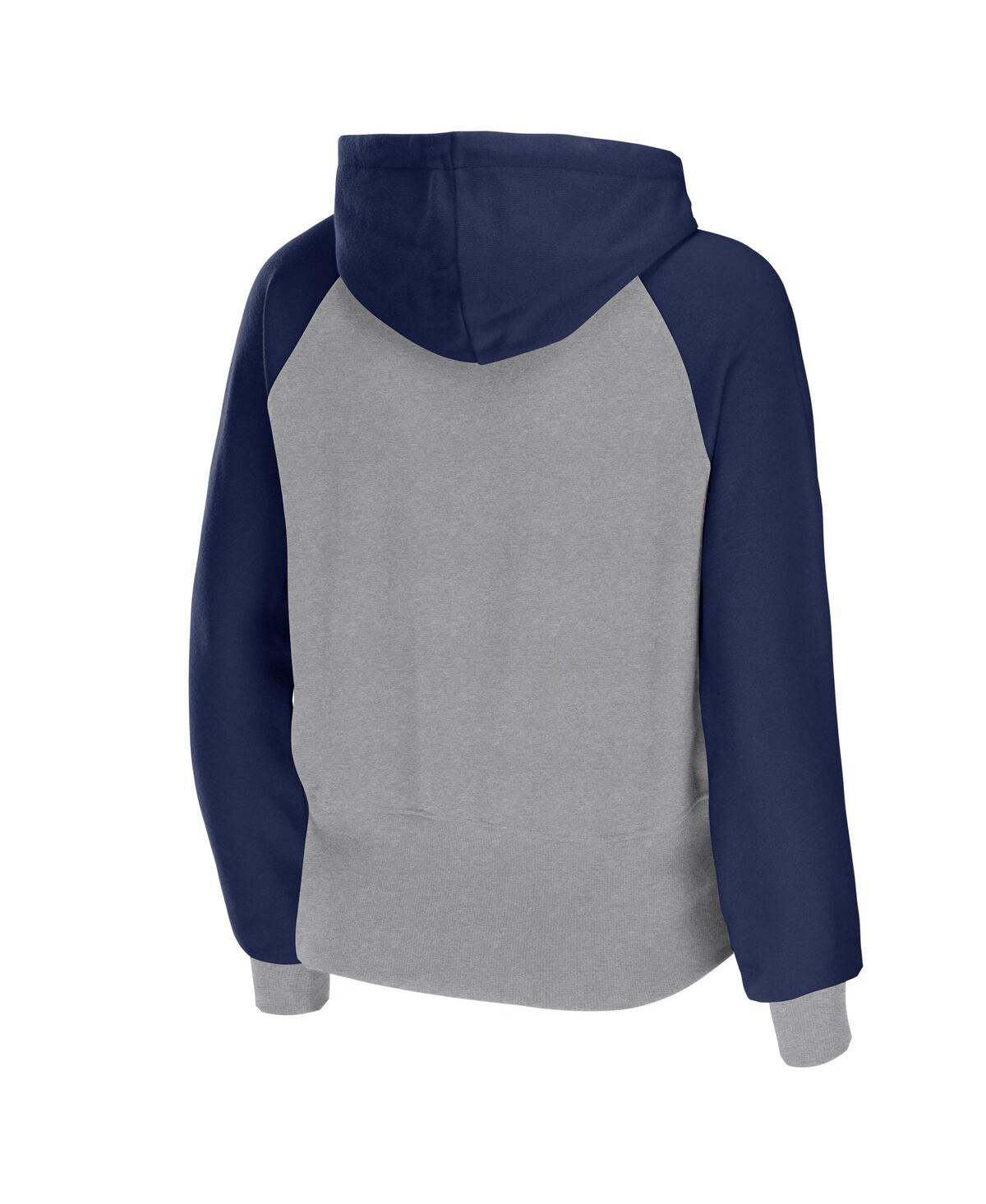 Women's Wear by Erin AndrewsDallas Cowboys Colorblock Lightweight Full-Zip Hoodie - Silver