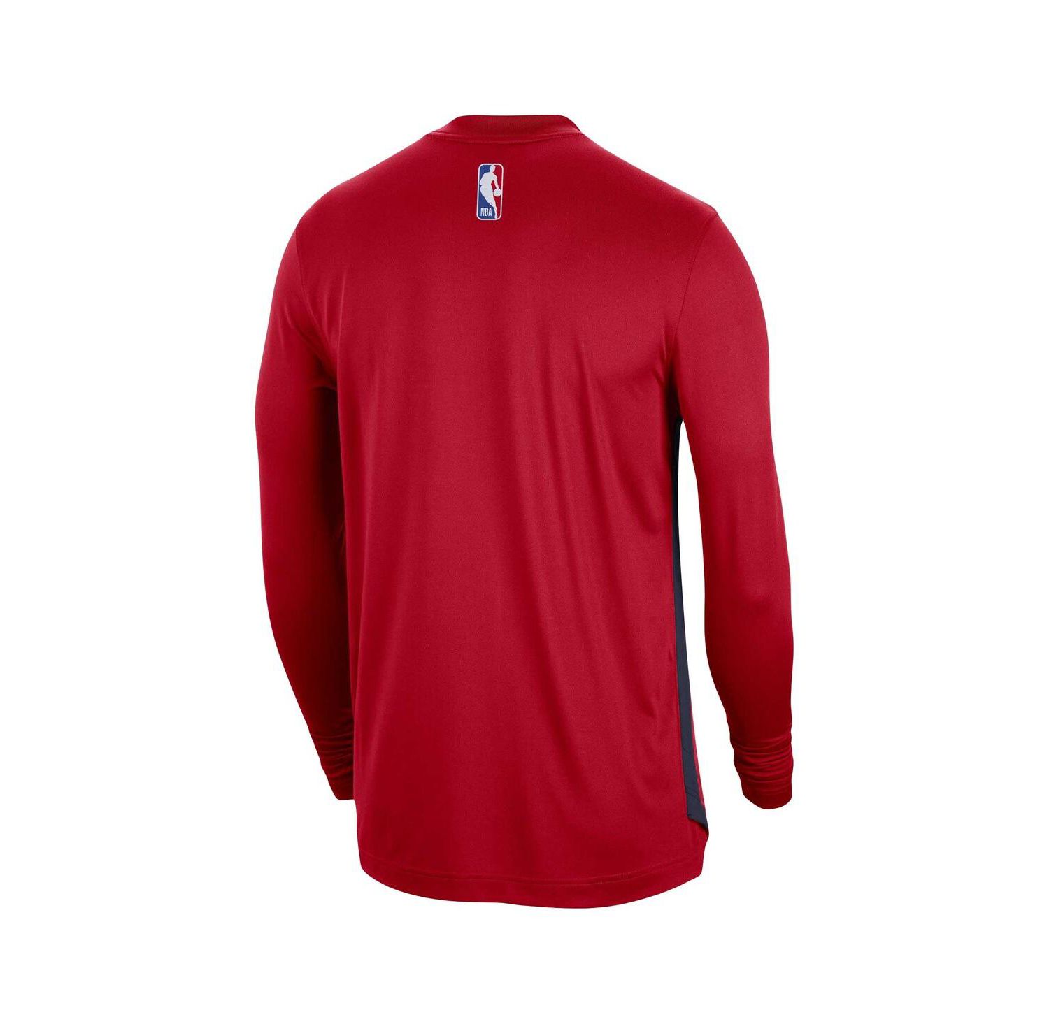 Men's and Women's Red Washington Wizards 2023/24 Authentic Pregame Long Sleeve Shooting T-shirt