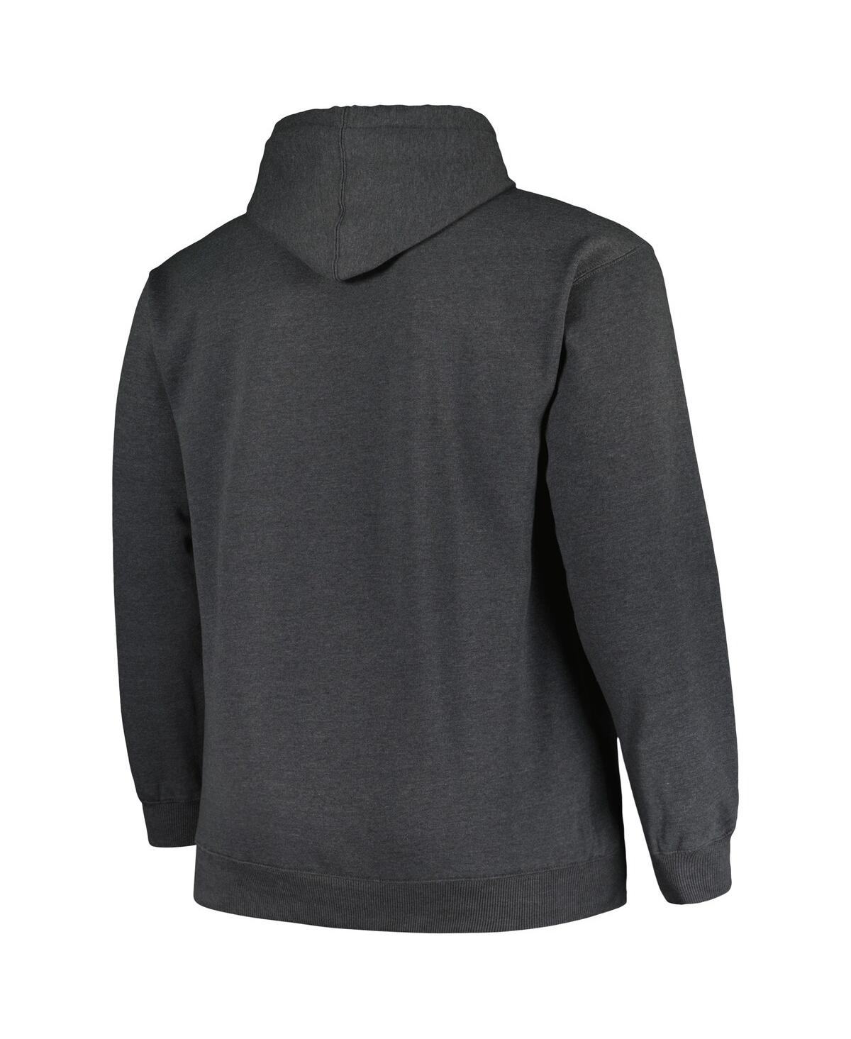Men's FanaticsBuffalo Bills Big and Tall Pullover Hoodie - Heather Charcoal