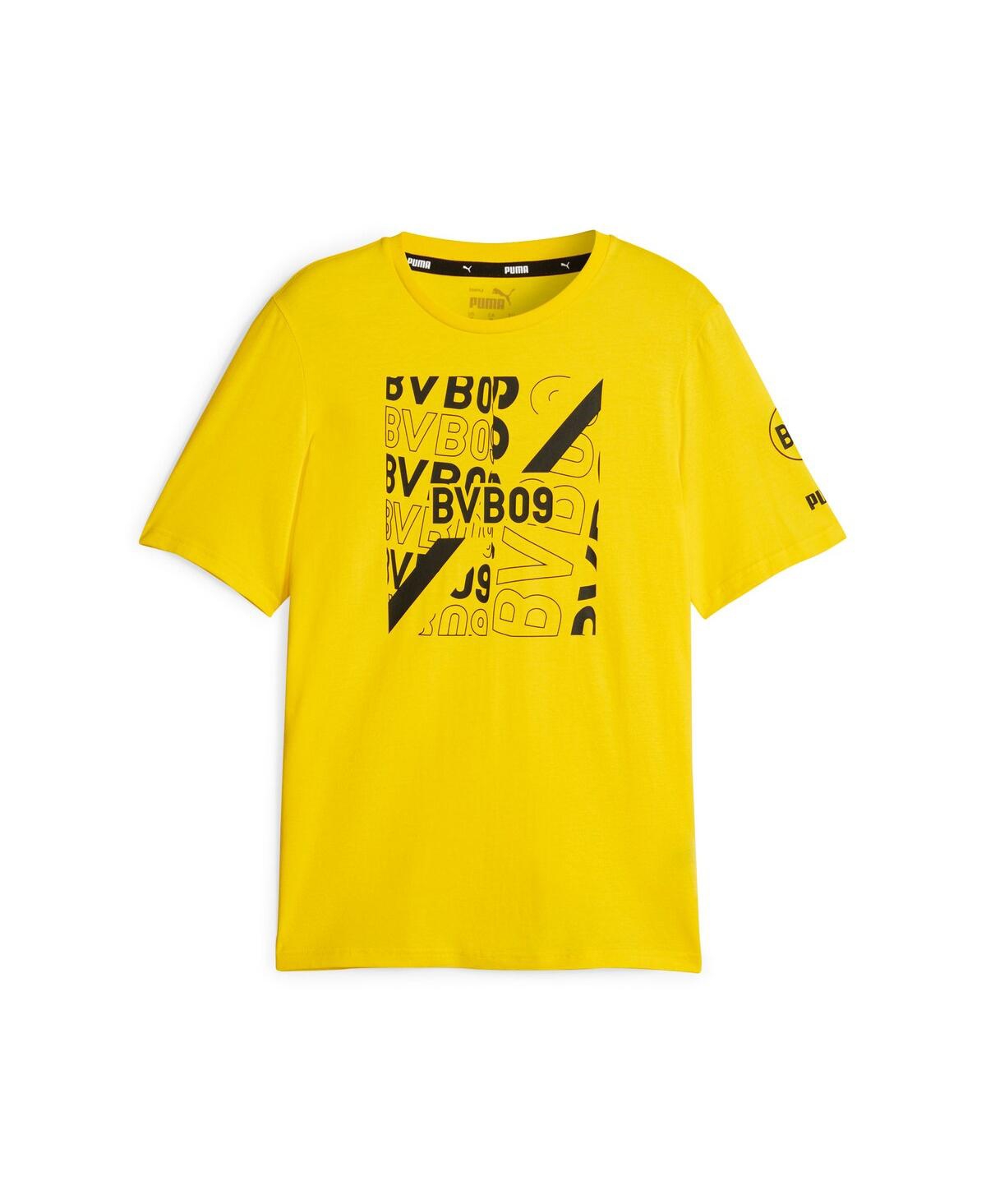 Men's PumaBorussia Dortmund FtblCore Graphic T-shirt - Yellow