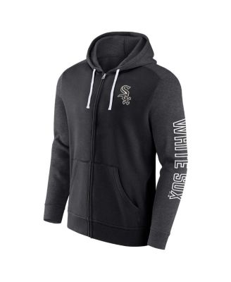 Men's Black Chicago White Sox Offensive Line Up Full-Zip Hoodie