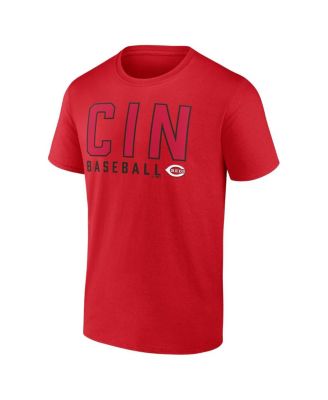 Fanatics Men's Red, White Cincinnati Reds Two-Pack Combo T-shirt Set