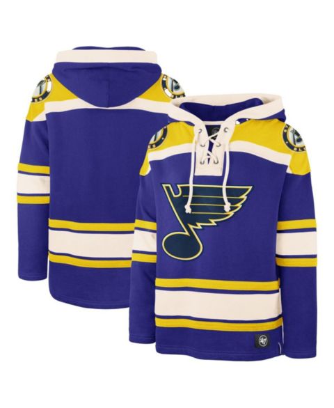 Мужское худи '47 Brand Blue St. Louis Blues Superior Lacer Pullover