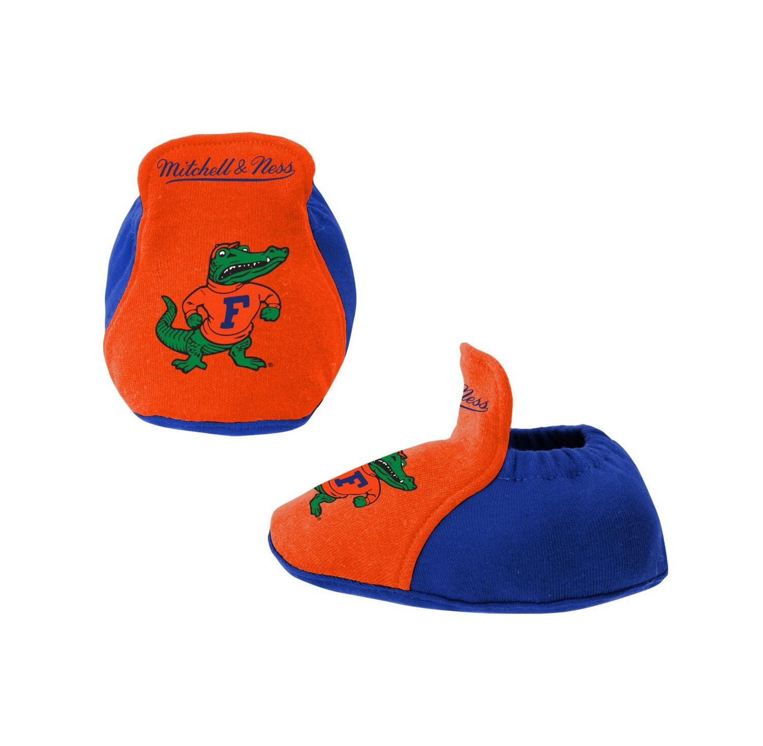 Baby Boys and Girls Royal, Orange Florida Gators 3-Pack Bodysuit, Bib and Bootie Set