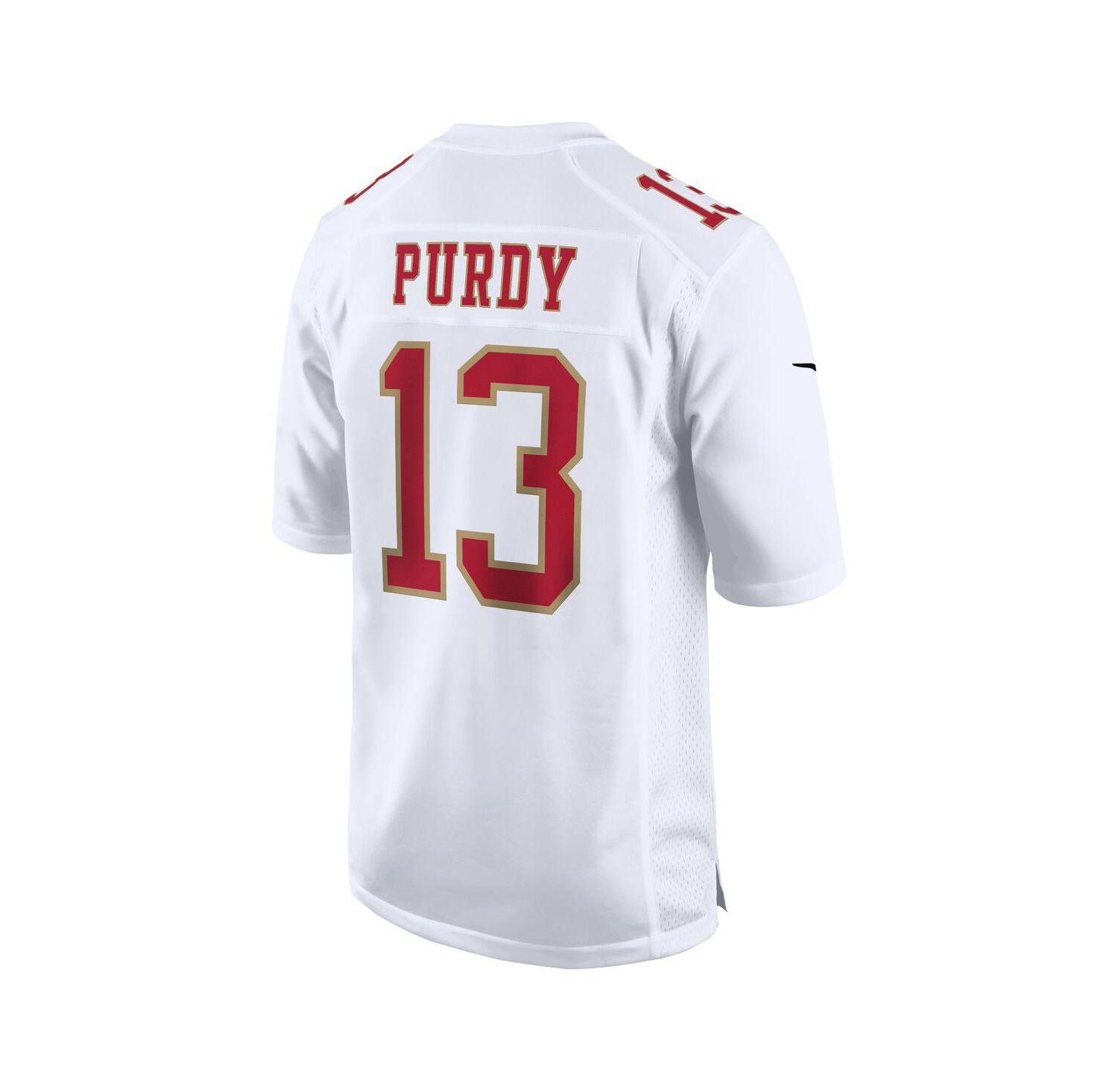 Men's Brock Purdy Tundra White San Francisco 49ers Fashion Game Jersey