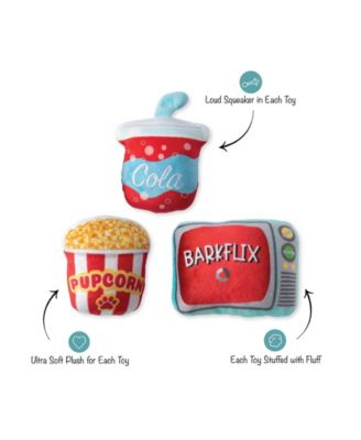 Fringe Studio Barkflix 3 Piece Small Dog Toy Set