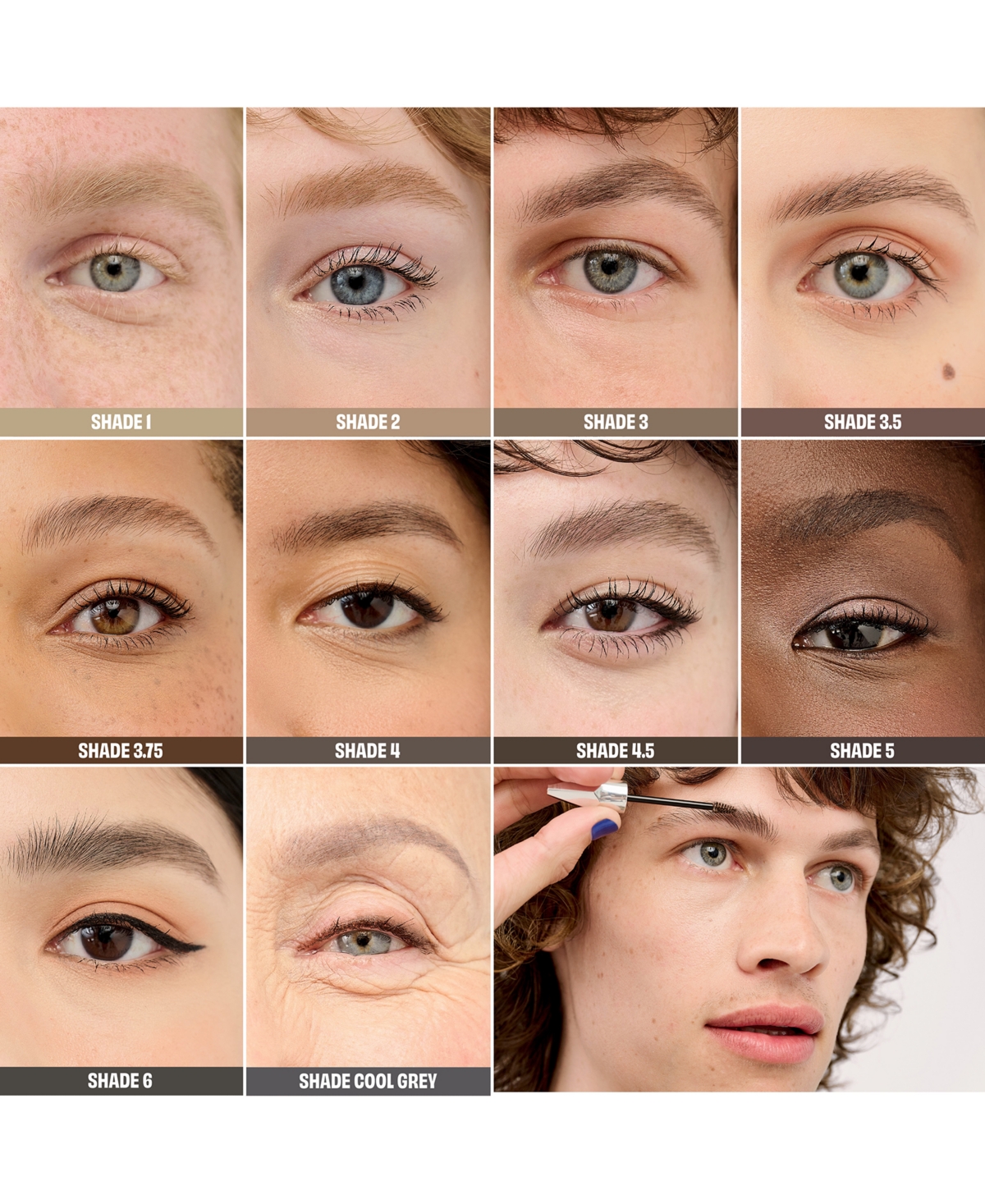 Benefit Cosmetics Gimme Brow+ Tinted Volumizing Eyebrow Gel - Shade 5 - Deep (Cool Black-Brown)