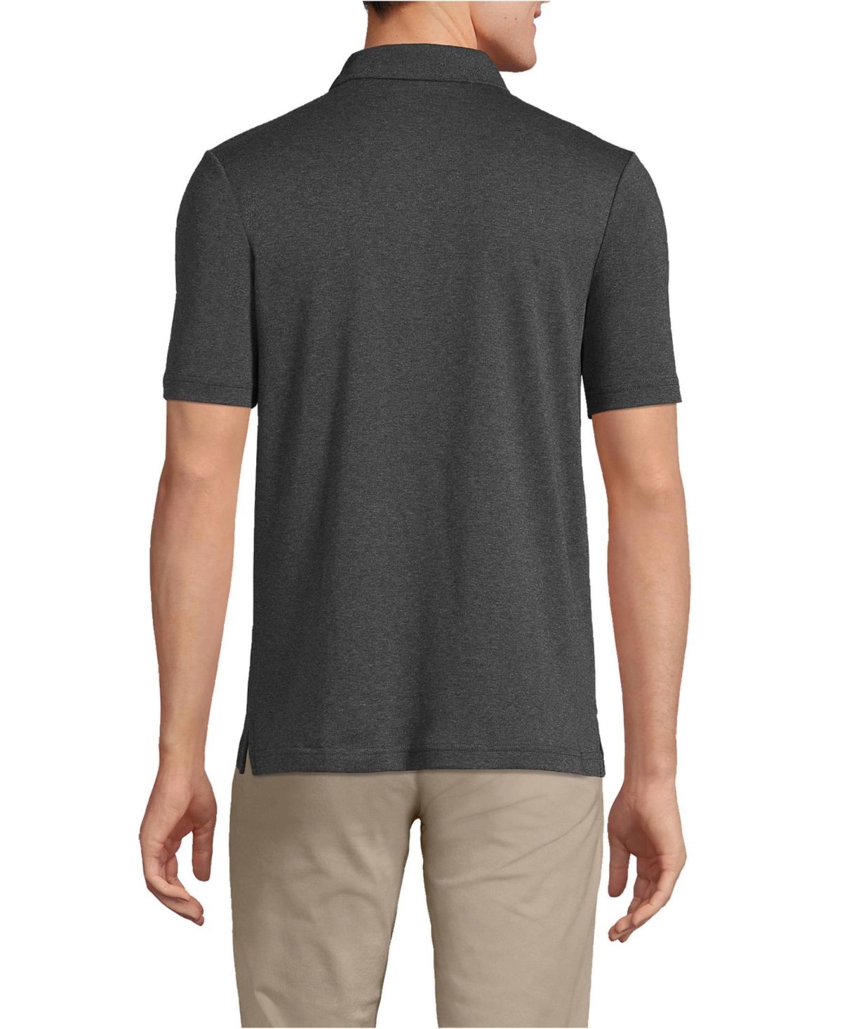 Lands' End Big & Tall Short Sleeve Cotton Supima Polo Shirt with Pocket