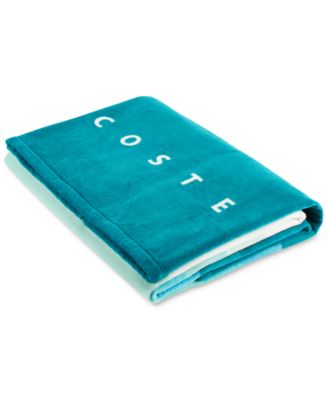 Lacoste Home St Martin Gradient-Stripe Cotton Beach Towel