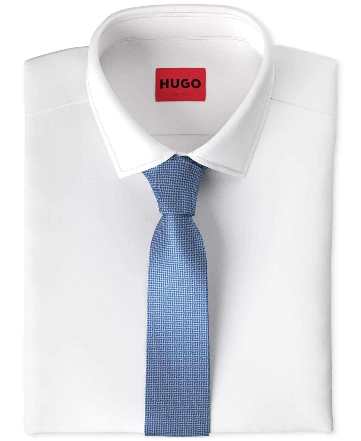 Shop Hugo By  Boss Men's Silk Jacquard Tie In Light Blue
