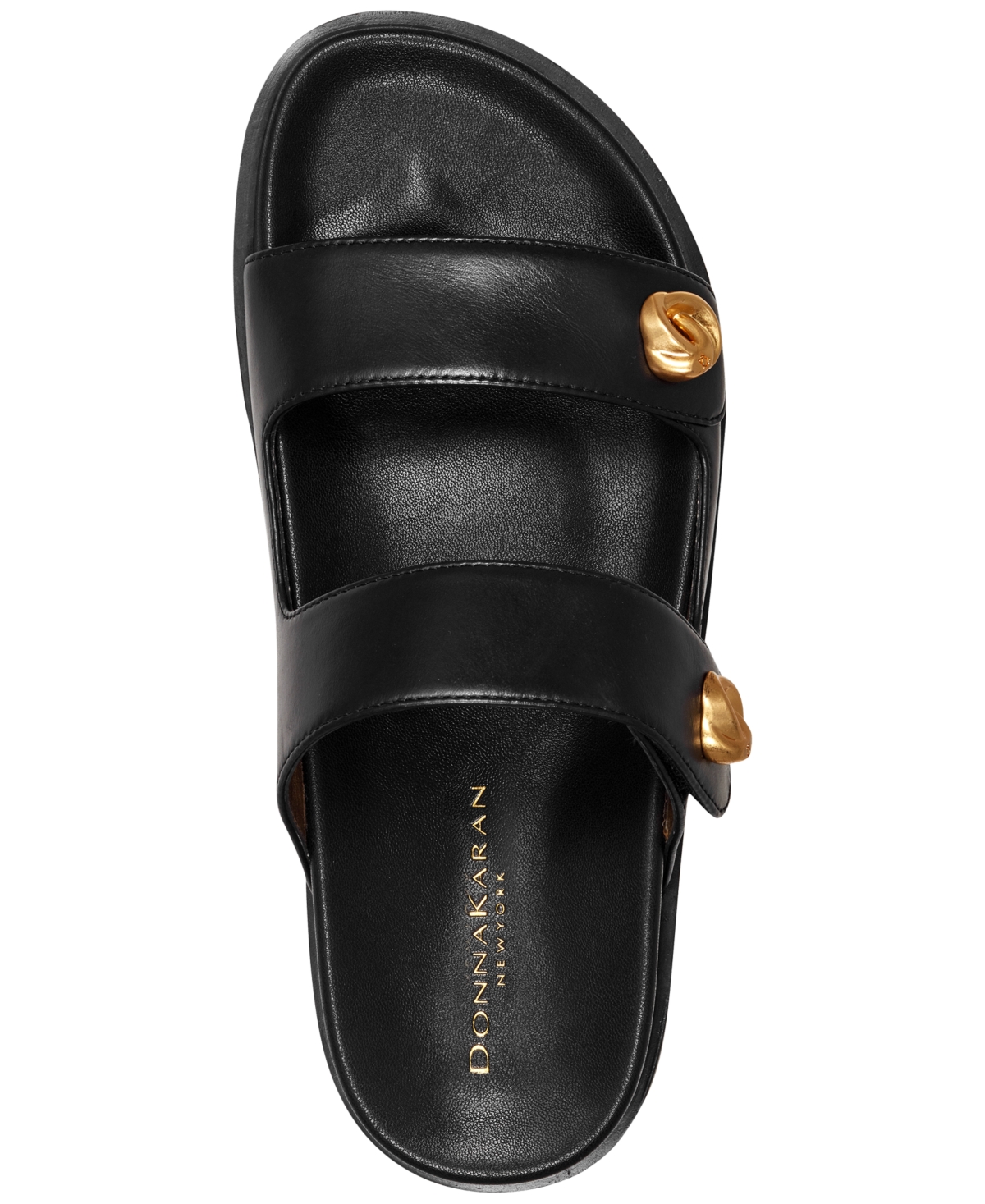 Shop Donna Karan Women's Hazley Double Buckle Sporty Slide Sandals In Cloud