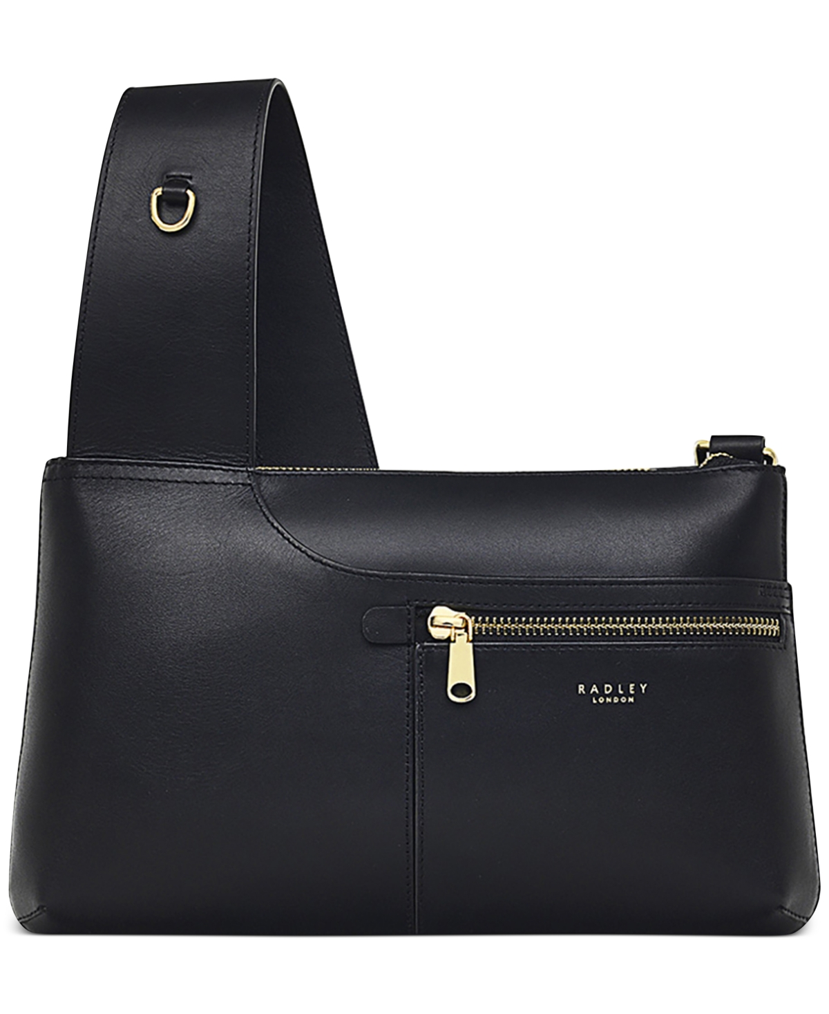 Pockets Icon- Small Ziptop Crossbody - Navy