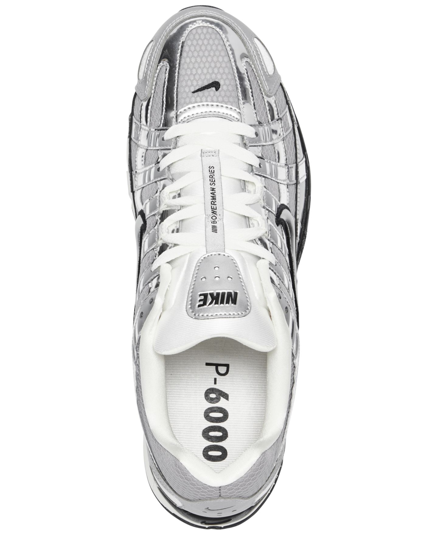 Мужские кроссовки Nike P-6000 Casual, цвет: Серебристый / Белый — фото 5