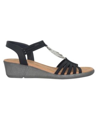 Women's Ralana Ornamented Stretch Wedge Sandals 