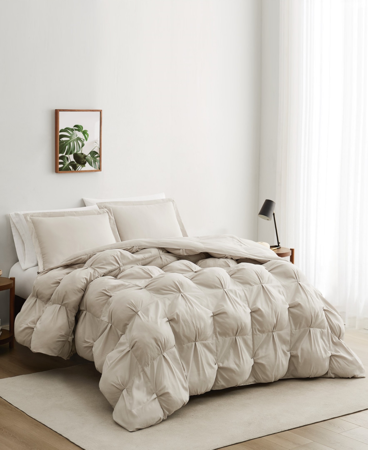 Truly Soft Cloud Puffer 3 Piece Comforter Set, King