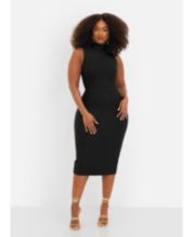 Plus size outlet turtleneck dress