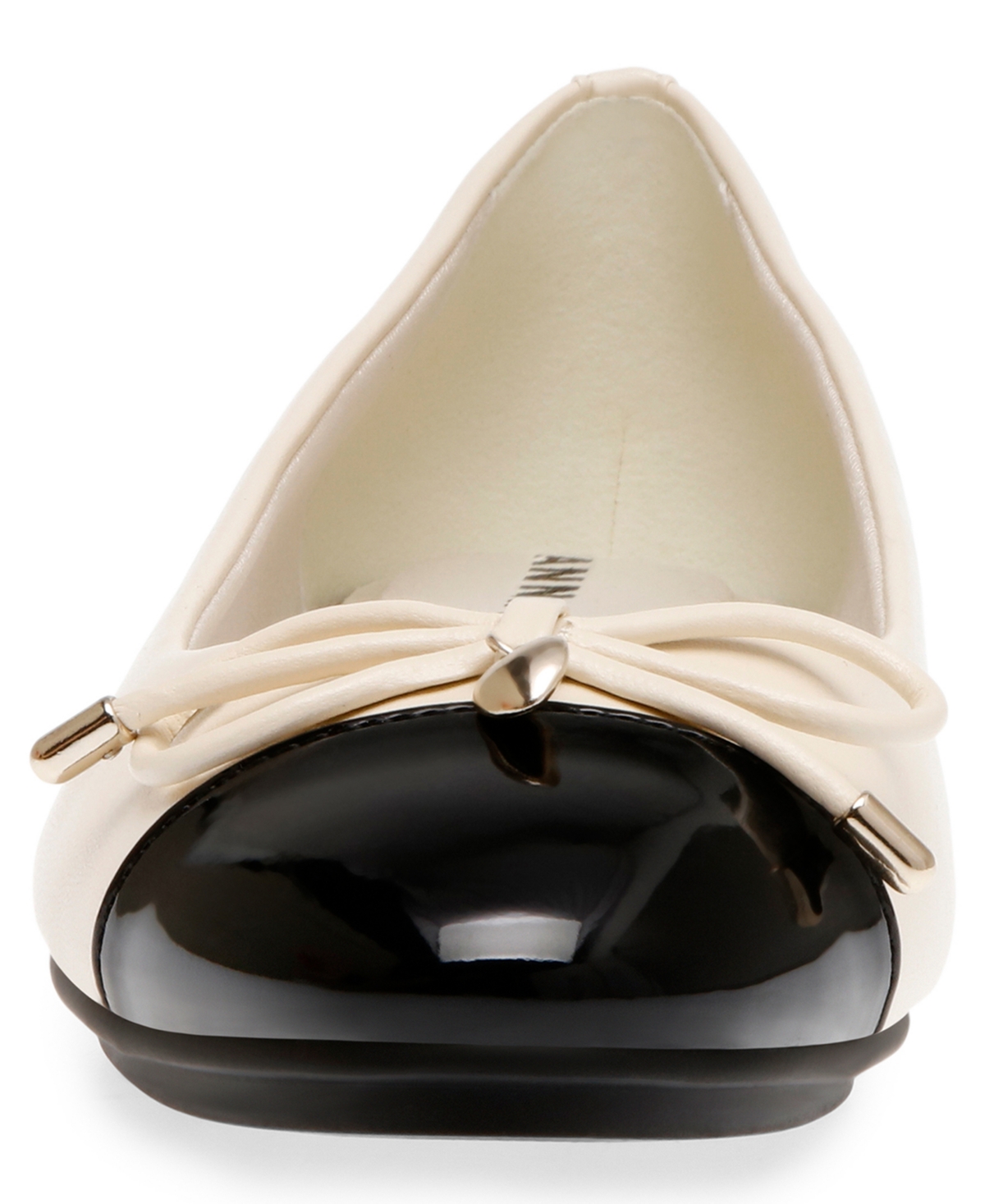 Shop Anne Klein Women's Luci Cap Toe Ballet Flats