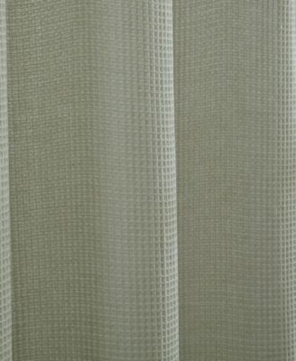 Kenneth Cole Reaction Waffle Shower Curtain, 72" X 70"